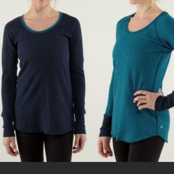 lululemon athletica Tops - Lululemon Open Your Heart reversible Crewneck top